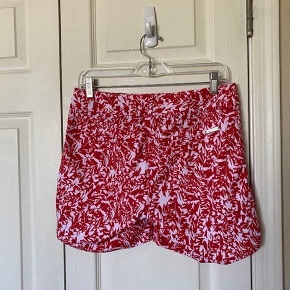 Adidas Anna‎ Nordqvist Golf Shorts Women's Size 6 Red & White Floral Print - Picture 5 of 9